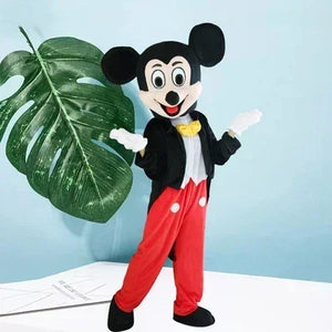 Cosplay Mouse Boy Mickey and Mouse Girl Minnie  Cartoon character costume Mascot Advertising Costume Party Animal carnival toy